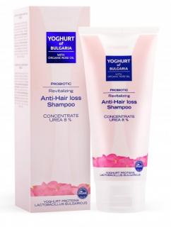 Youghurt of Bulgaria Probiotický revitalizačný  šampón proti vypadávaniu vlasov a s ružovým olejom, 230ml