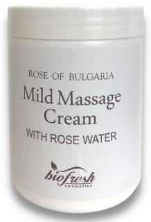 Zjemňujúci masážny krém z ružovej vody Rose of Bulgaria 1000 ml