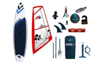 Gladiator Pro WS 11'6 + F2 Checker Rig 5.5 windsurfovy set