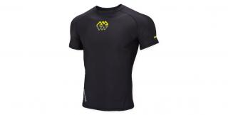 Pánske lykrové tričko Aqua Marina Scenc čierne Veľkosť: XL