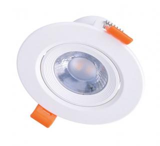 Biele LED bodové svietidlo 5W s výklopným rámčekom