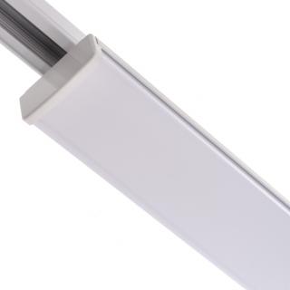 Biele lištové LED svietidlo 120cm 54W 120° 3F Denná biela