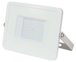 Biely LED reflektor 50W Premium Studená biela