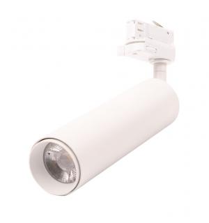 Biely lištový LED reflektor 15W 3F Premium Studená biela