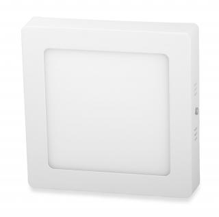 Biely prisadený LED panel hranatý 170 x 170mm 12W Denná biela