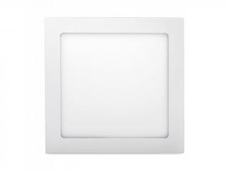 Biely vstavaný LED panel hranatý 170 x 170mm 12W Economy Denná biela