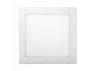 Biely vstavaný LED panel hranatý 175 x 175mm 12W Studená biela - VZORKA