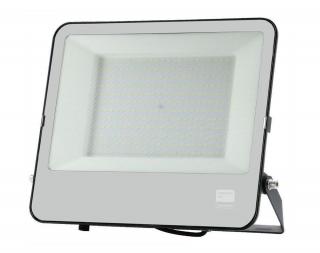 Čierny LED reflektor 200W Premium s 1m káblom Studená biela