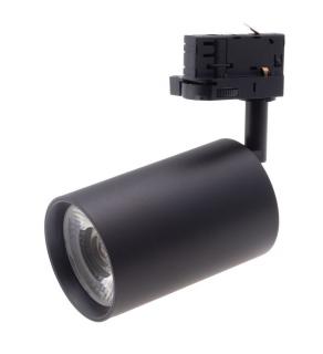 Čierny lištový LED reflektor 33W 3F Denná biela