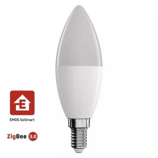 GoSmart CCT+RGB LED žiarovka stmievateľná 4,8W E14 Zigbee