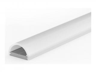 Hliníkový profil pro LED pásky TUBE MINI Profil + Nacvakávacie opálový kryt 1m