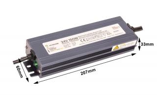 LED zdroj (trafo) 24V 150W IP67