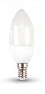 LED žiarovka sviečka 4,5W / 5,5W E14 Denná biela