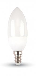 LED žiarovka sviečka 4,5W E14 Studená biela