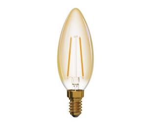 LED žiarovka sviečka Filament 2,1W E14