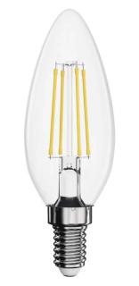 LED žiarovka sviečka Filament 6W E14