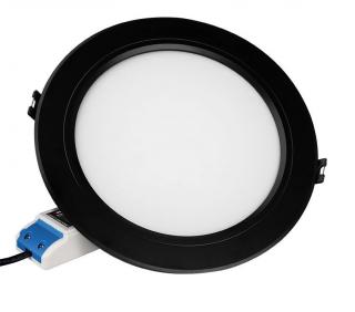 Mi-Light MiBoxer RF Čierny vstavaný LED panel RGB+CCT 180mm 12W