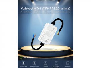 Mi-Light MiBoxer WIFI+RF Vodeodolný prijímač 5v1 pre LED pásiky