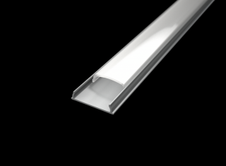 Nástenný profil pre LED pásiky ohybný 2m