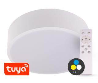 SMART TUYA Biele LED stropné svietidlo guľaté 300mm 24W CCT s DO
