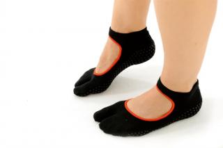 Protišmykové ponožky jednoprstové Veľkosť: L/XL