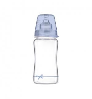 Lovi Dojčenská fľaša sklo Diamond Glass 250ml 3m+ Baby Shower boy