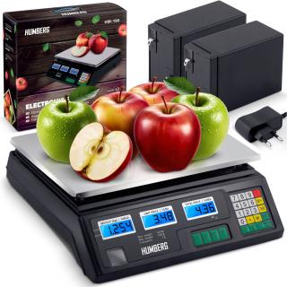 Elektronická obchodná váha 40 kg Humberg MH-190