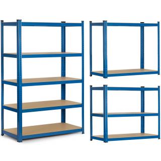 Kovový úložný regál 150 x 75 x 30 Humberg 4842