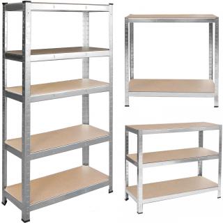 Kovový úložný regál 205 x 120 x 45 Humberg 4850