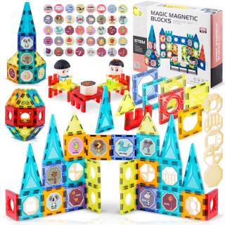 Magnetické kocky Ricokids Tower RK-768
