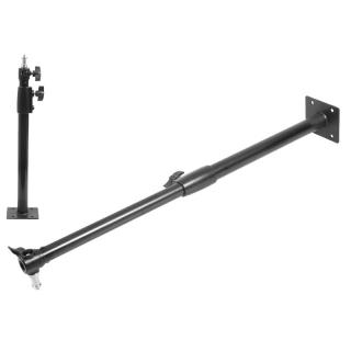 Nastaviteľný stropný a nástenný štúdiový držiak so 16 mm stopkou a 1/4 a 3/8 palcovým závitom