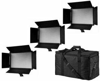 Panelové LED osvetlenie BRESSER SH-600 - sada 3 ks