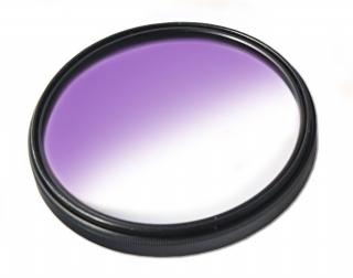 Prechodový filter pre objektív 55 mm - fialový