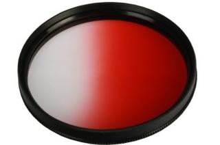 Prechodový filter pre objektív 62 mm - červený