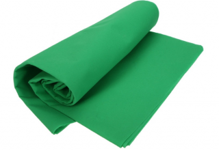 Textílne fotografické pozadie 3x9m zelené (green screen)