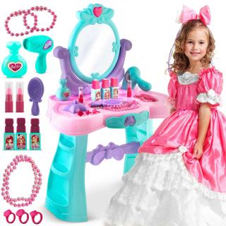 Toaletný stolík pre dievčatá so zrkadlom Ricokids 773200