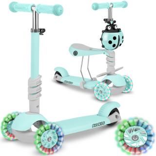 Trojkolesová kolobežka Buggy - mentolová