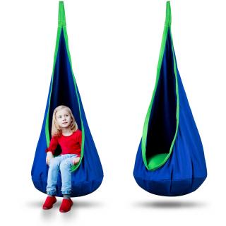 Závesné kreslo Neo-Sport cocoon modré