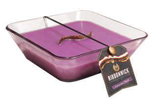 RibbonWick sviečka v skle Lavender Pearl Doba horenia: 35-40 hodín, Hmotnosť: 377 g, Rozmery: 160x160 mm