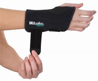 Mueller® Green, Fitted Wrist Brace, ortéza na zápästie Veľkosť: L/XL Ľavá