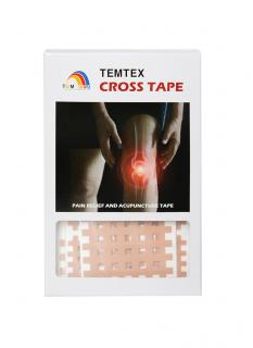 Temtex Cross tape, béžový Rozmery: 2,1 cm x 2,7 cm - 180 ks