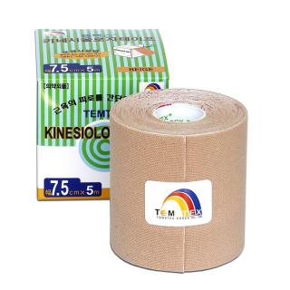 Temtex kinesio tape Classic, béžová tejpovacia páska 7,5cm x 5m