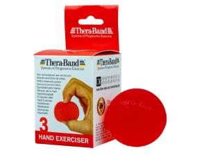 Thera-Band Hand Exerciser - posilňovač ruky- gélová gulička, červená - mäkká