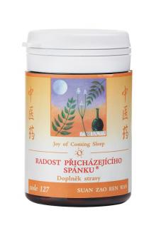 RADOSŤ PRICHÁDZAJÚCEHO SPÁNKU - SUAN ZAO REN WAN - TCM Herbs Objem: 100 tabliet / 30 g