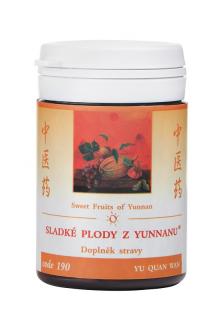 SLADKÉ PLODY Z YUNNANU - YU QUAN WAN - TCM Herbs Objem: 200 tabliet / 36 g