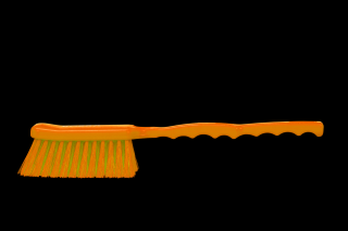 590 233 Kefa s rúčkou veľká zaliata živicou tvrdá Plast / PBT 0,50 x 45 mm hladká 400 x 55 mm Farba: Oranžová