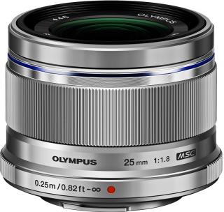 Olympus M.Zuiko Digital 25mm f/1.8 strieborný  + VIP SERVIS 3 ROKY + UV filter zadarmo + 3% zľava na ďalší nákup