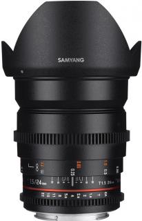 Samyang 24mm T1,5 VDSLR II Nikon  + VIP SERVIS 3 ROKY + UV filter zadarmo + 3% zľava na ďalší nákup