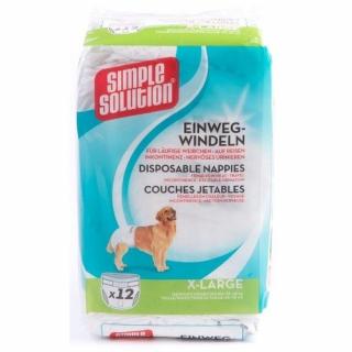 Simple Solution Jednorázové plienky pre psov 12 ks Veľkosť: XL