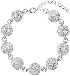 Strieborný dámsky náramok so Swarovski Crystals  Ag 925/1000 Hmotnosť Ag 925/1000: 10 g + RH